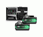 Juego de 2 baterías MULTI VOLT BSL36A18X (36 V/18 V - 2,5 Ah/5,0 Ah) y cargador UC18YSL3