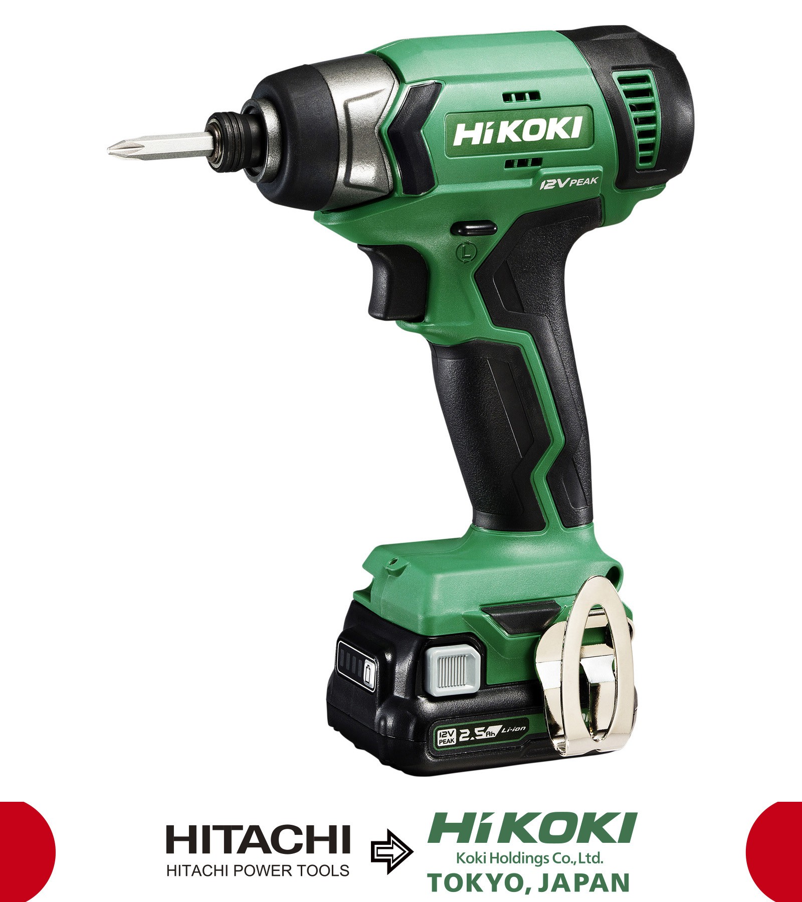 WH12DA  Atornillador de impacto a batería de litio