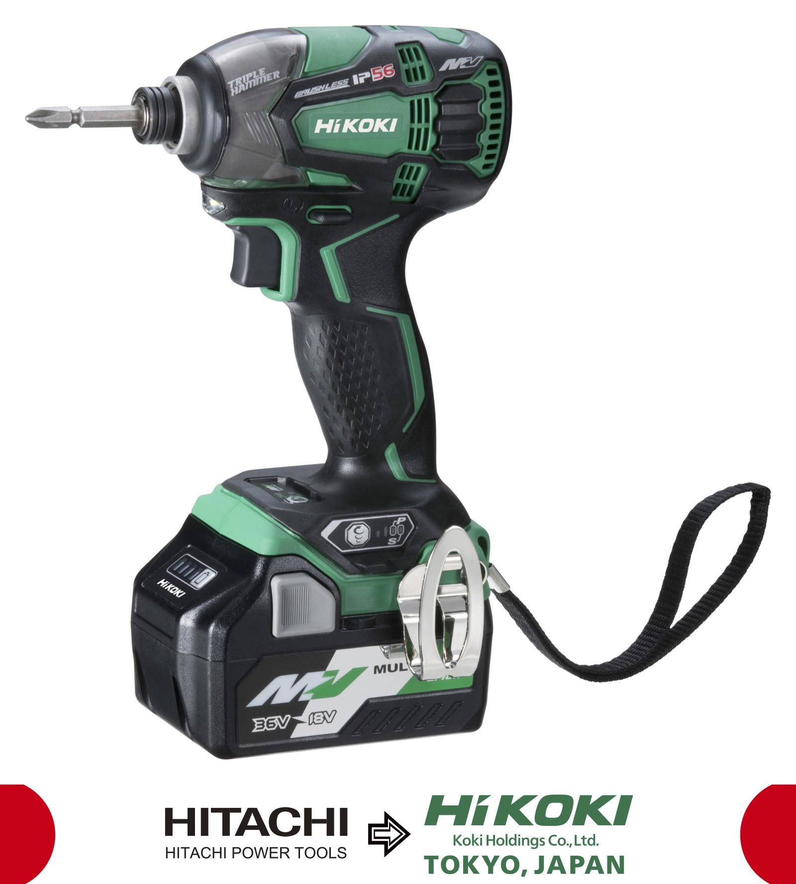 WH36DB Atornillador de impacto a batería de litio