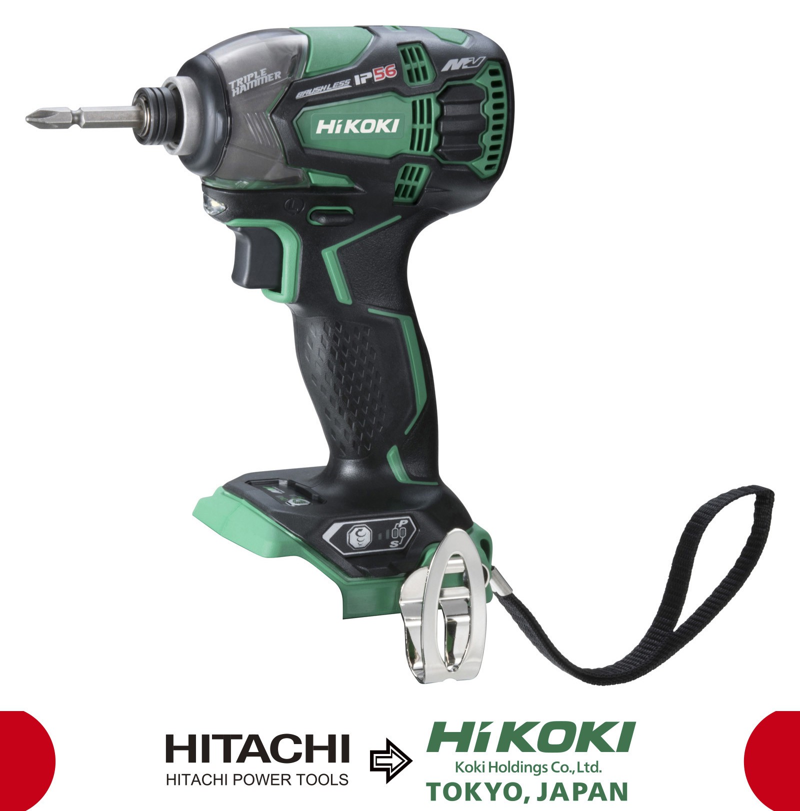 WH36DBW2 Atornillador de impacto a batería de litio