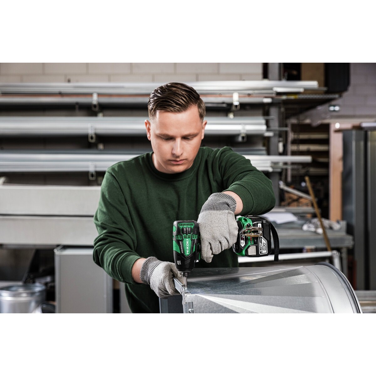 Atornillador de impacto de batería WHP18DBLW4Z