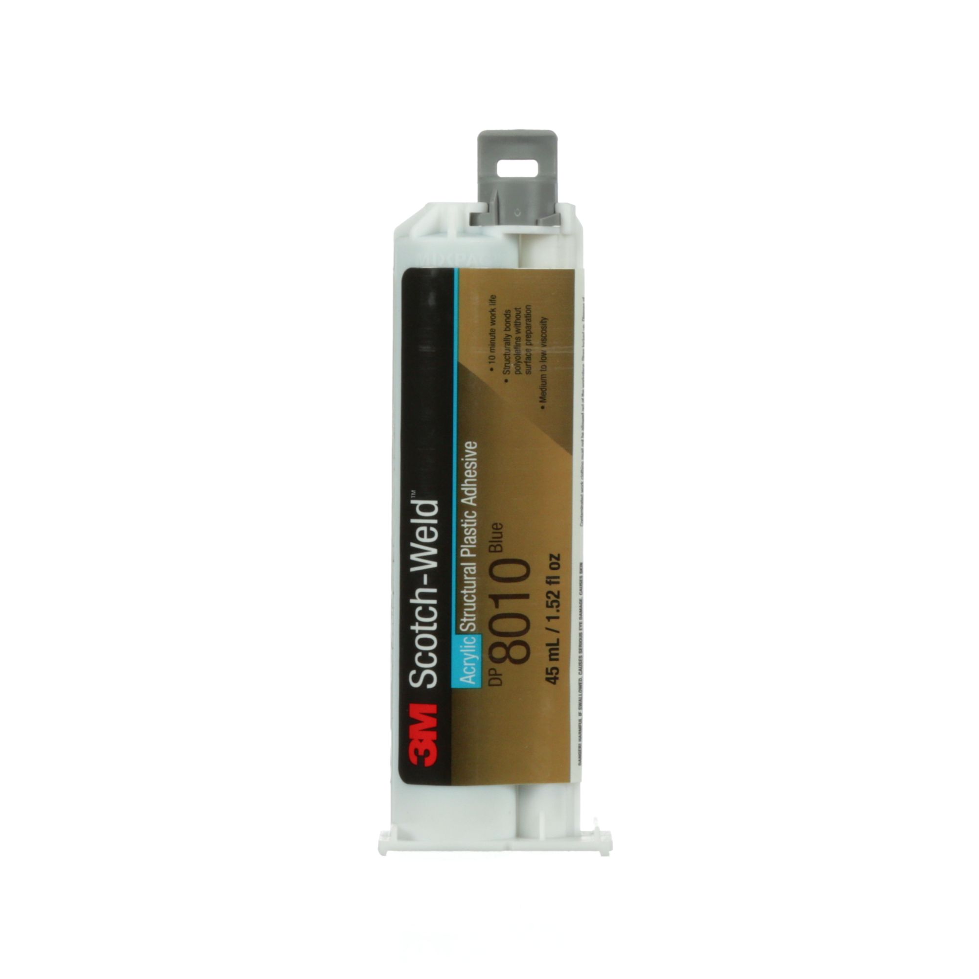 3M™ Scotch-Weld™ Adhesivo acrílico de bajo olor DP8010, Azul, 45 ml