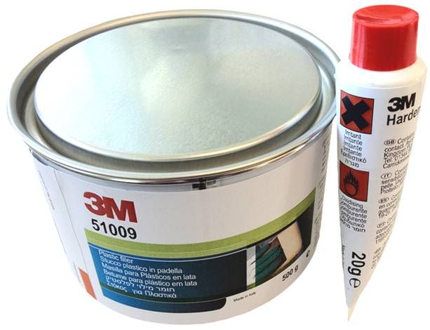 3M™ Masilla plástica, lata de 0.5 Kg, 51009