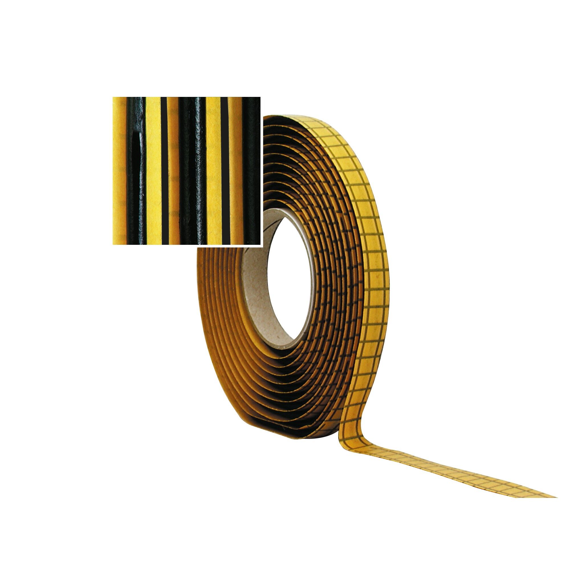 3M™ Tira adhesiva para lunas sin goma de contorno, 6 mm x 4,5 m, 08610