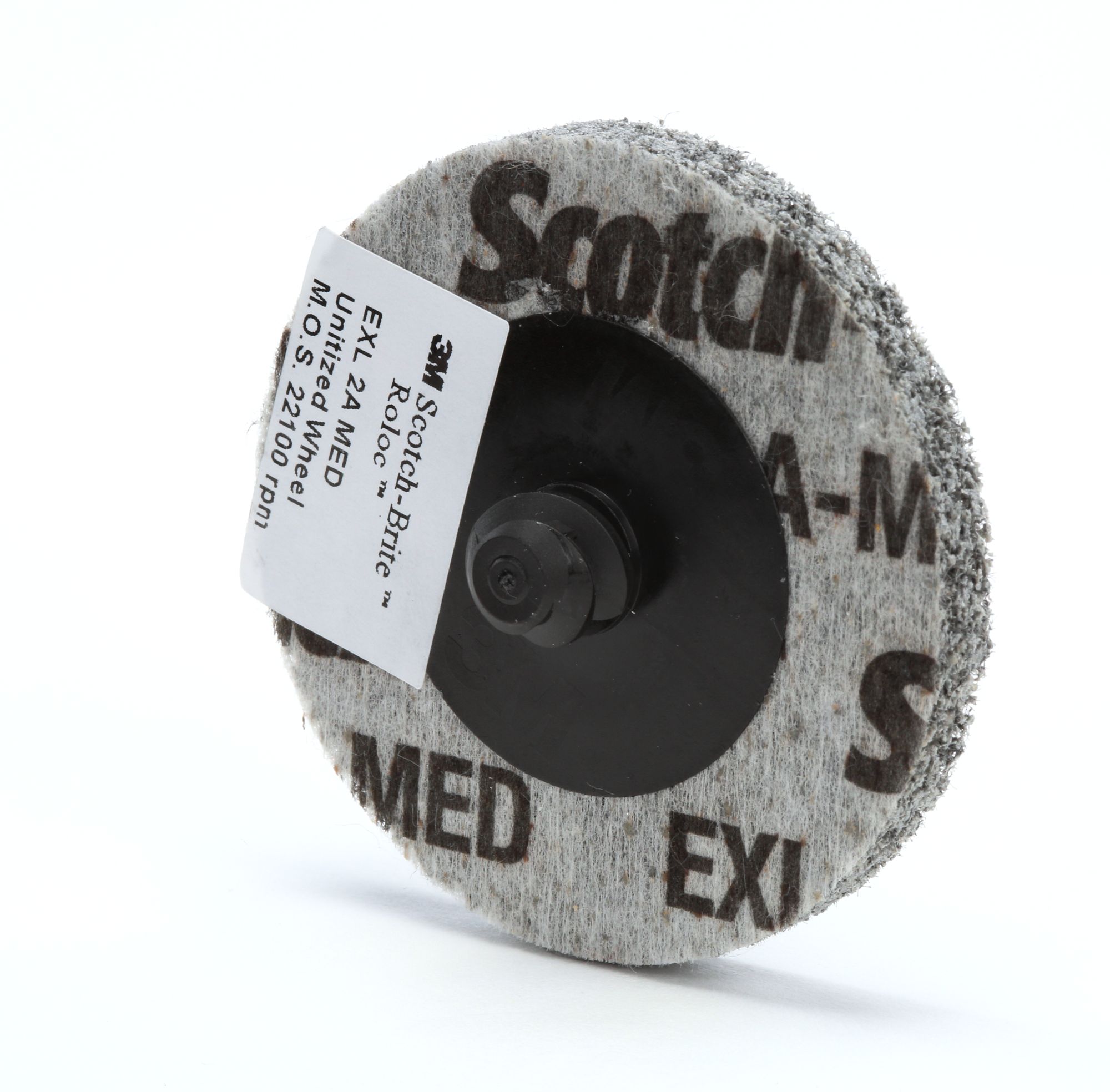 3M™ Scotch-Brite™ Roloc™ EXL Disco Unitized XL-DR, 50 mm x 6 mm, 2A Medio