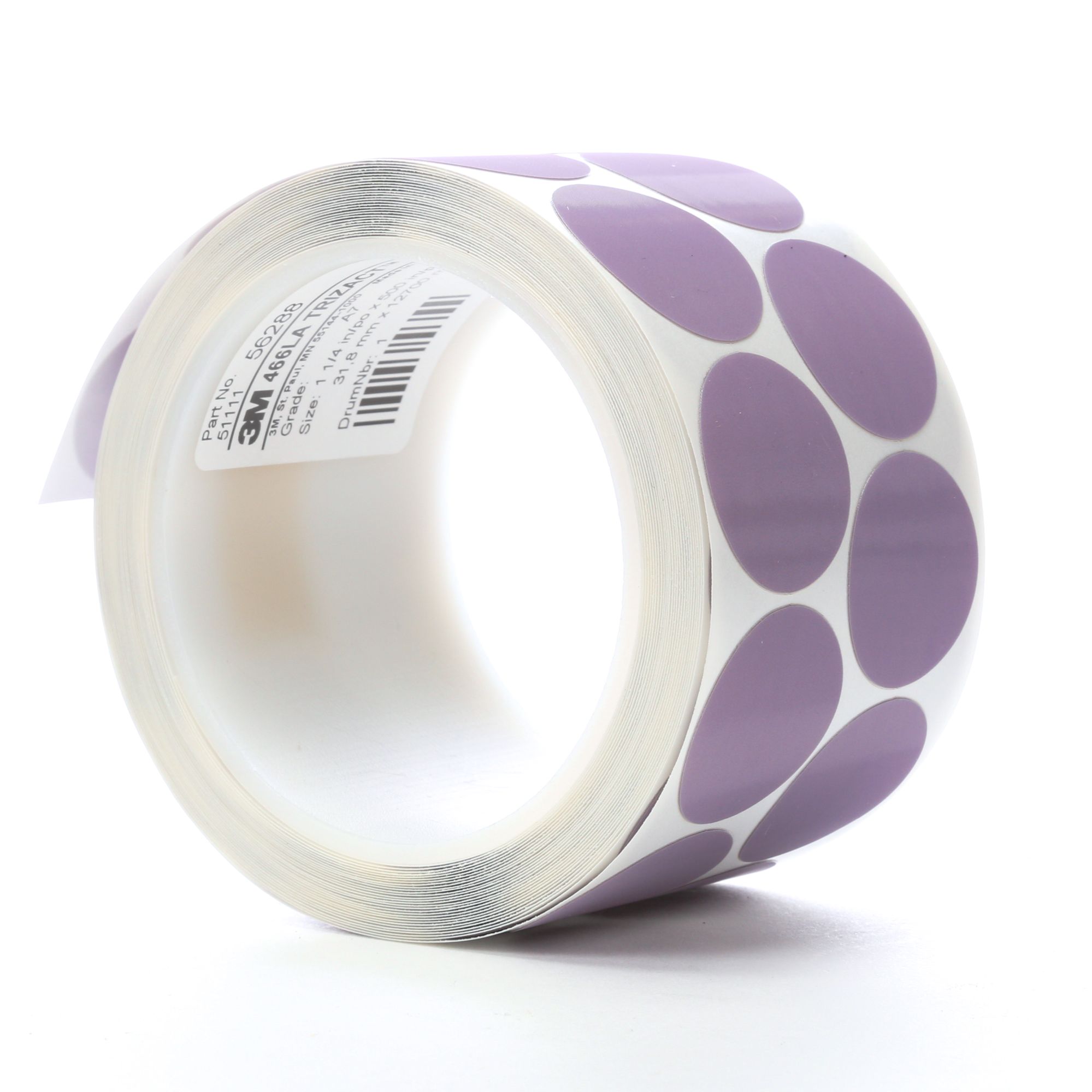 3M™ Trizact™ Finesse-it™ Rollo de Discos con soporte Film 466LA, 32 mm, Sin Agujeros, A7