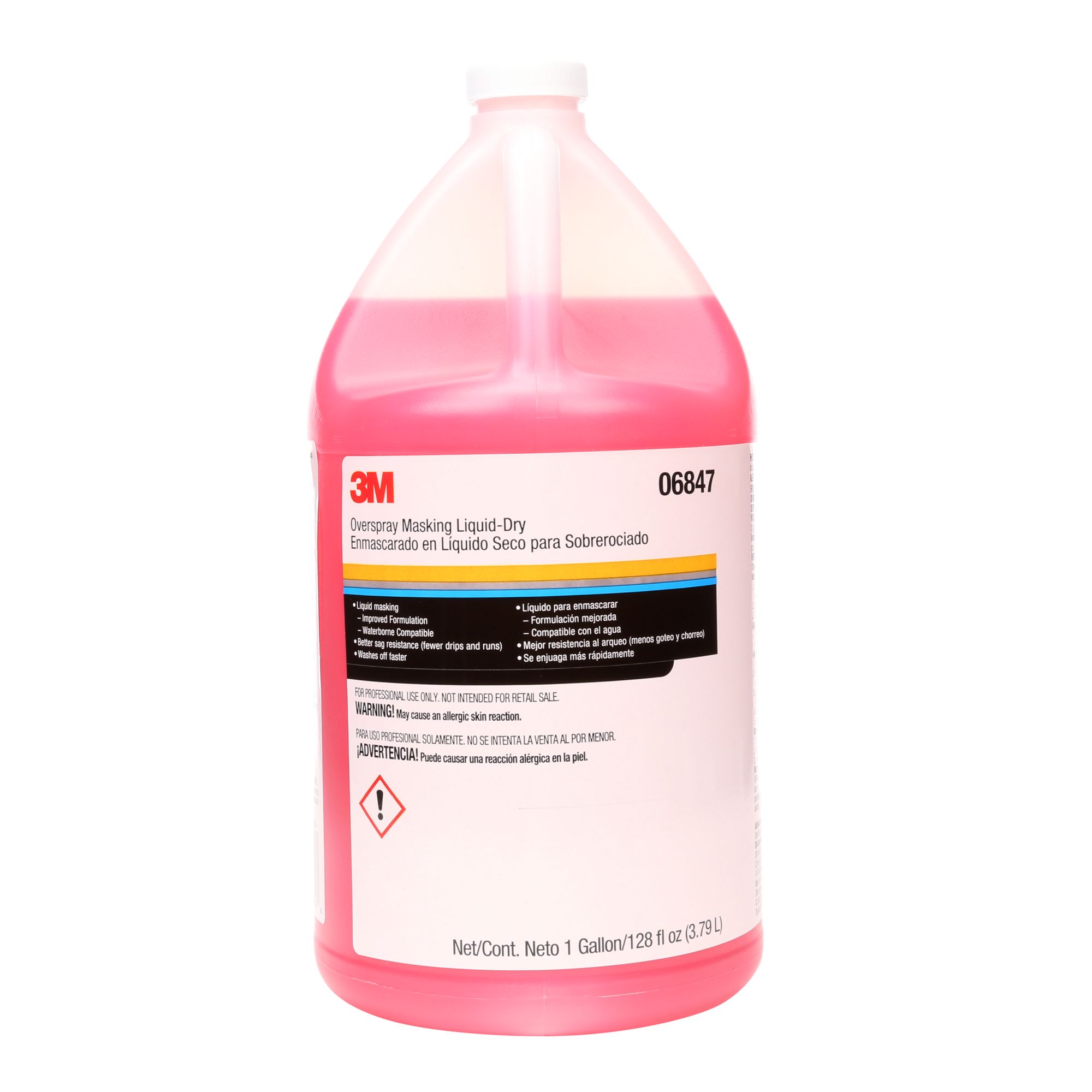 3M™ Líquido de enmascarado de secado para el exceso de pintura pulverizada, 3.78 l, 06847