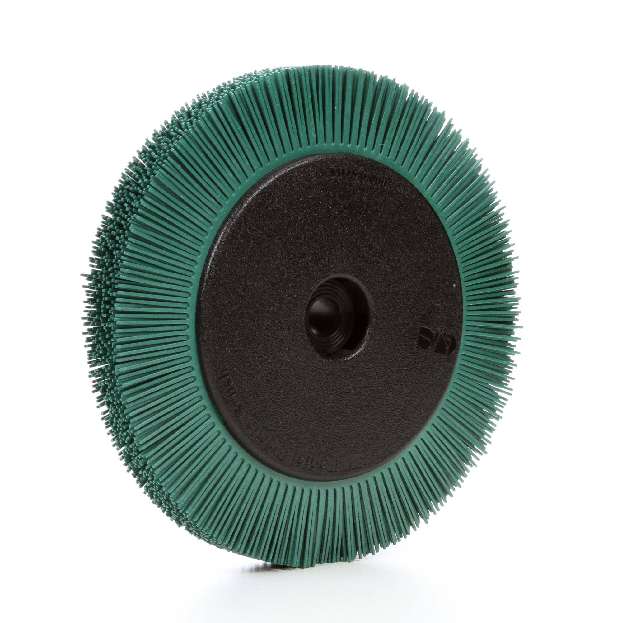 3M™ Scotch-Brite™ Cepillo Radial Bristle BB-ZB, 203 mm x 25 mm x 32 mm, P80, Amarillo, Tipo S, Con Adaptador