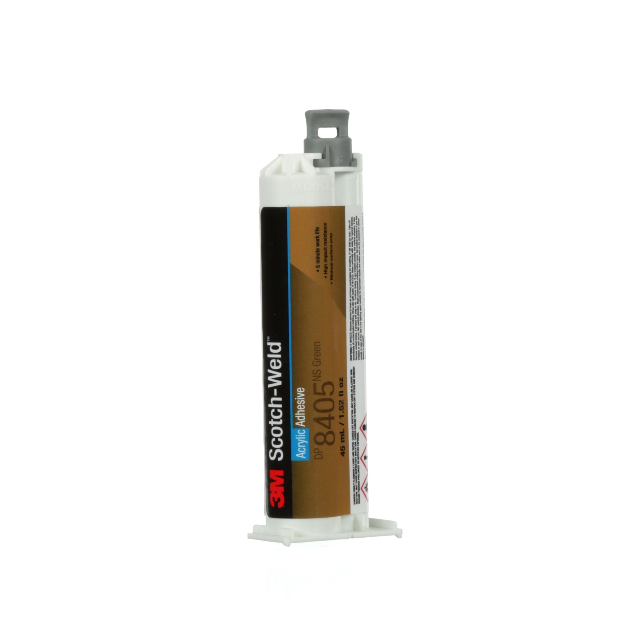 3M™ Scotch-Weld™ Adhesivo acrílico DP8405NS, Verde, 45 ml