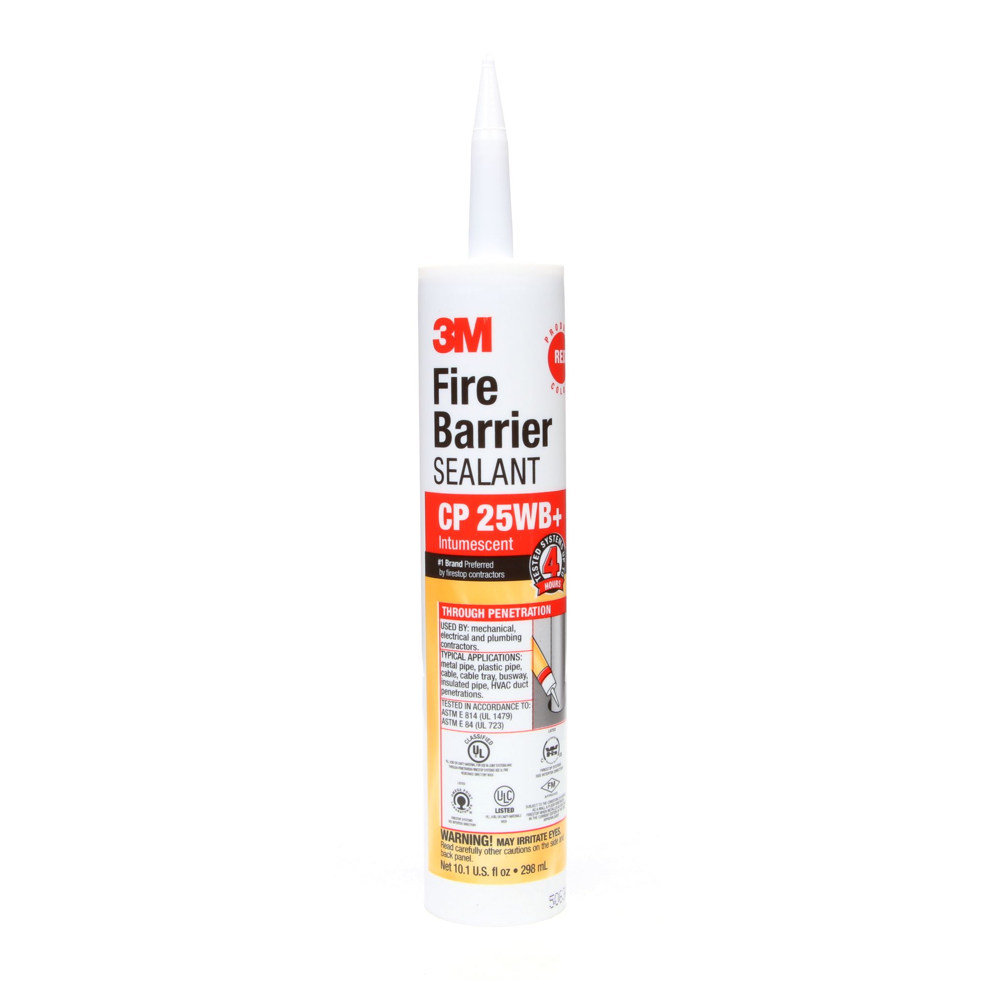 3M™ Fire Barrier Sealant CP 25WB+, 10.1 fl oz, Cartridge