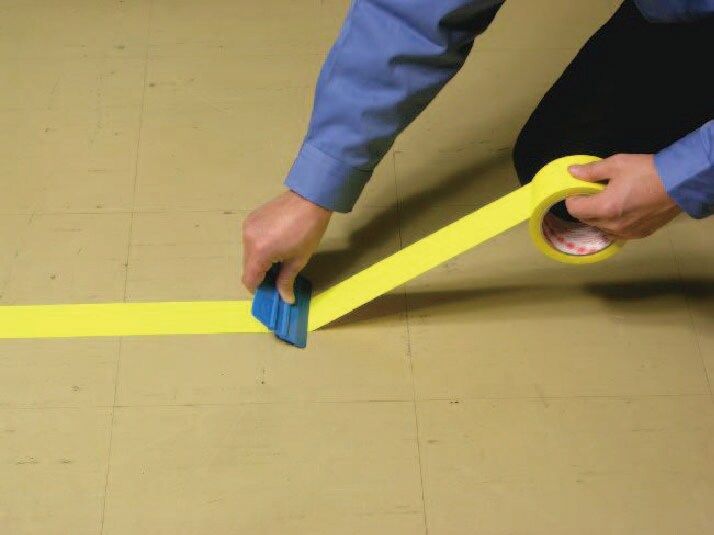 3M™ Cinta adhesiva de vinilo 471, Amarillo, 50 mm x 33 m, Envuelto individualmente Empaquetado convenientemente