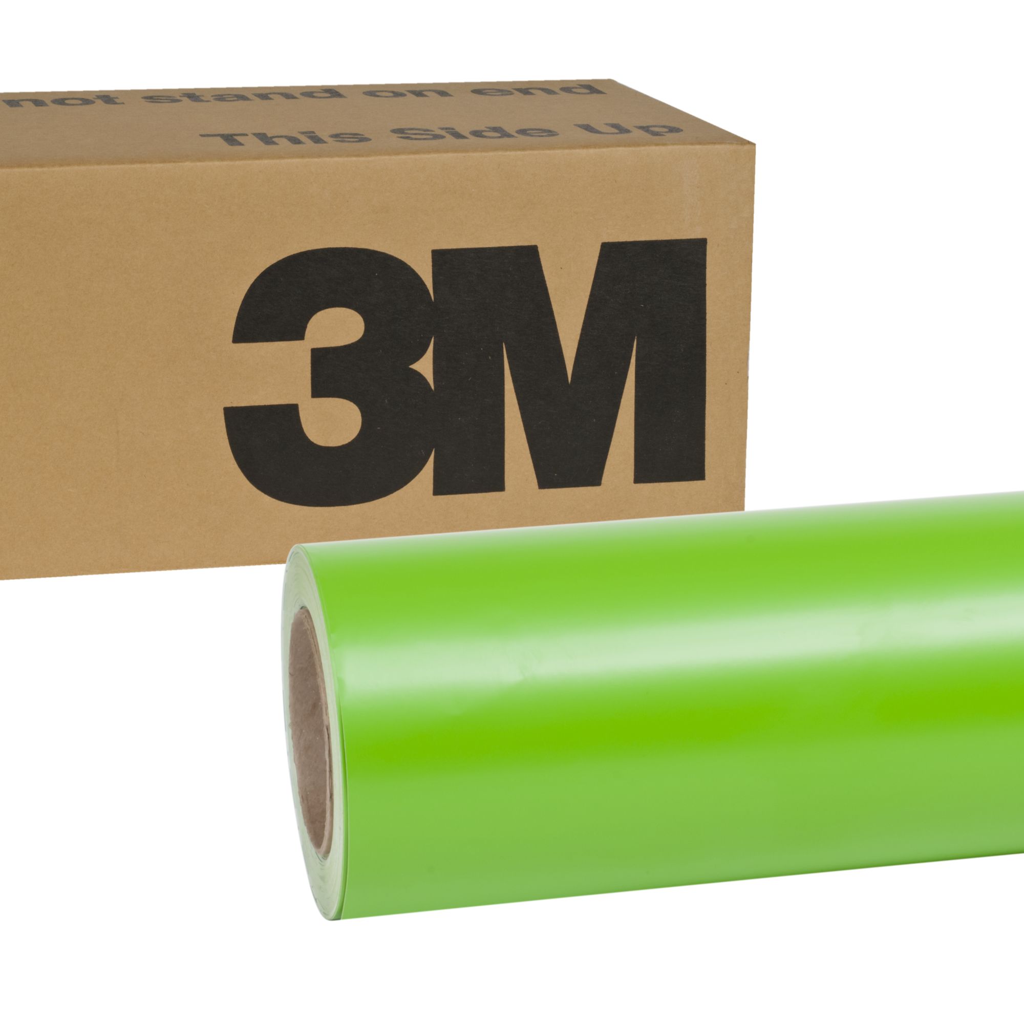3M™ Wrap Film 2080-S196, Satin Apple Green, 1524 mm x 22.86 m, 60 in x 25 yd