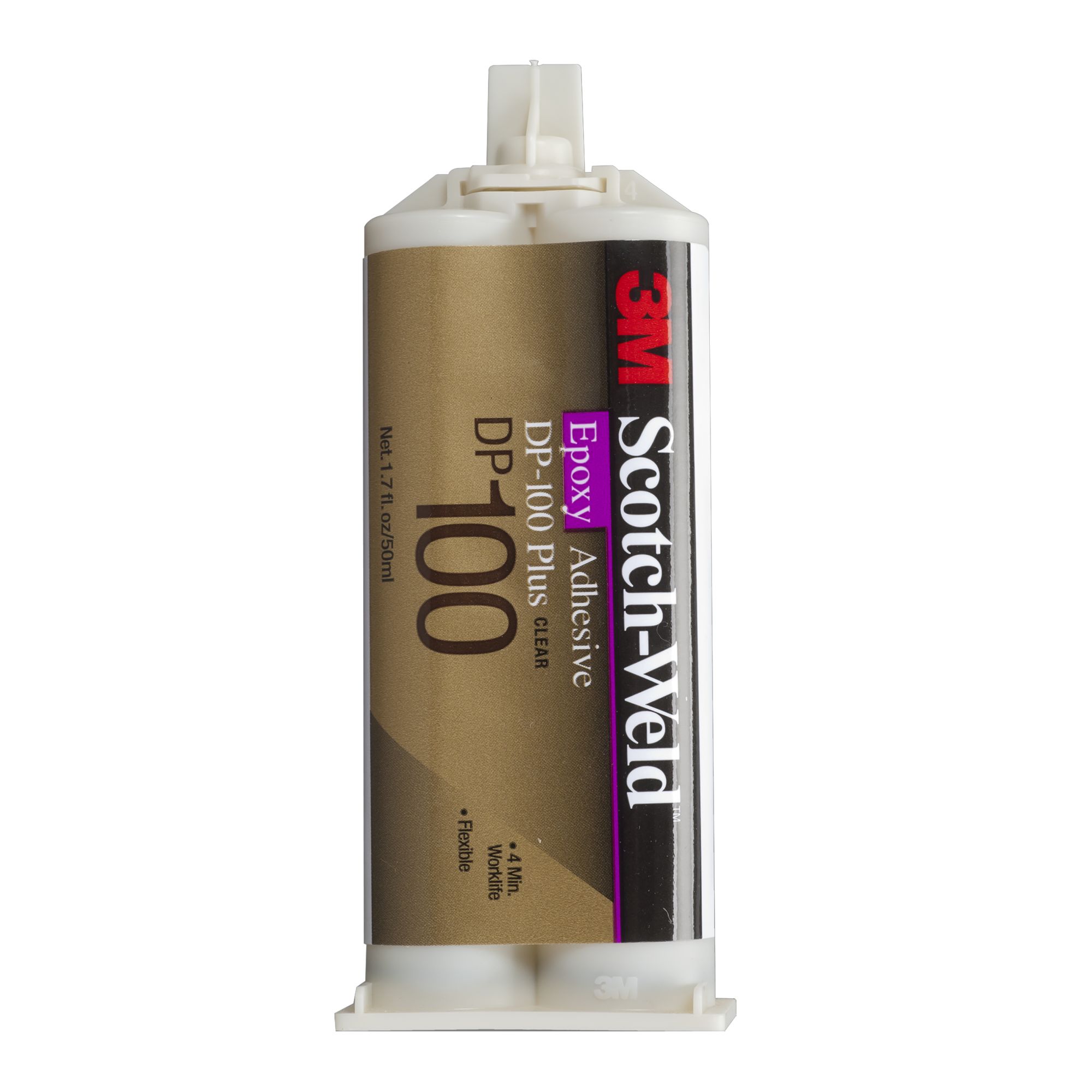 3M™ Scotch-Weld™ Adhesivo epoxi DP100 Plus, Transparente, 48.5 ml