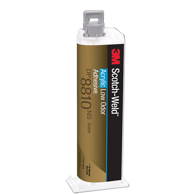 3M™ Scotch-Weld™ Adhesivo acrílico de bajo olor DP8810NS, Verde, 50 mL Duo-Pak, 12 Each/case