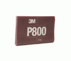 3M™ Hookit™ Hoja manual abrasiva flexible 270J, 140 mm x 171 mm, P800, 34340