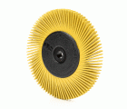 3M™ Scotch-Brite™ Cepillo Radial Bristle BB-ZB, 152 mm x 13 mm x 25 mm, P80, Amarillo, Tipo A, Con Adaptador