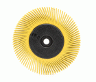 3M™ Scotch-Brite™ Cepillo Radial Bristle BB-ZB, 152 mm x 13 mm x 25 mm, P80, Amarillo, Tipo A, Con Adaptador