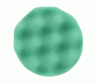 3M™ Perfect-It™ Boina de pulido de espuma, verde, ondulada, 75 mm, 50499