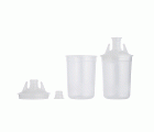 3M™ PPS™ Kits de tapas y vasos desechables, mini, 170 ml, 200 µ, 16114