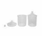 3M™ PPS™ Kits de tapas y vasos desechables, estándar, 650 ml, 125 µ, 16026