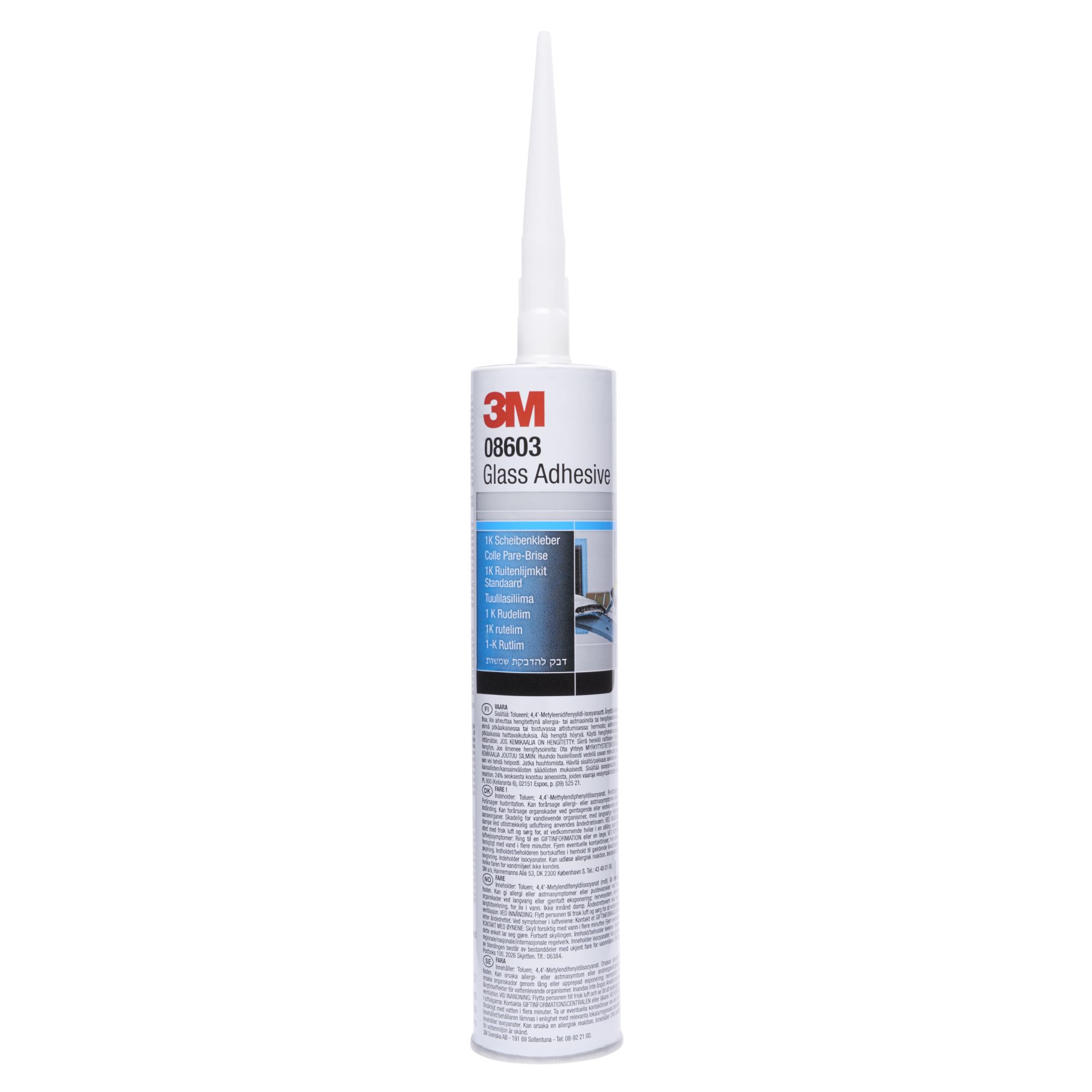 3M™ Adhesivo para lunas de uretano, 310 ml, cartucho, 08603
