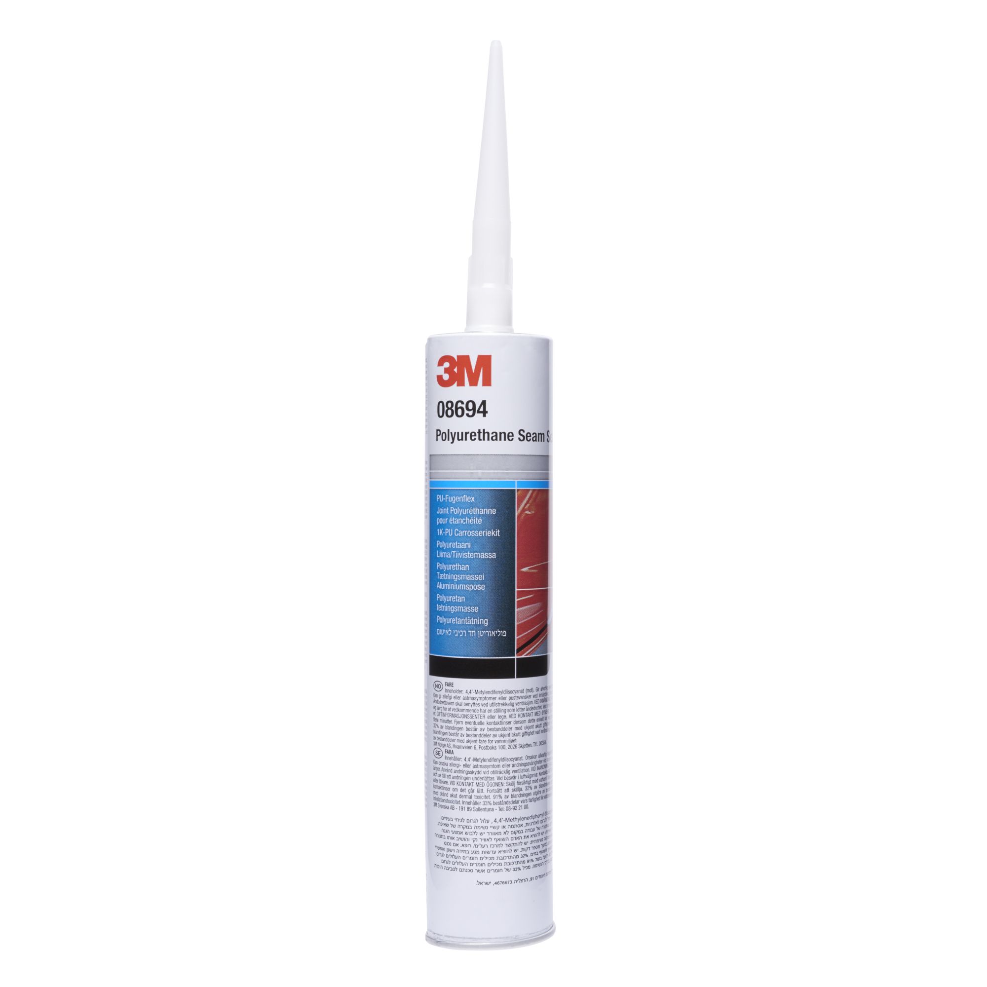 3M™ Sellador de juntas de poliuretano, negro, 310 ml, cartucho, 08694
