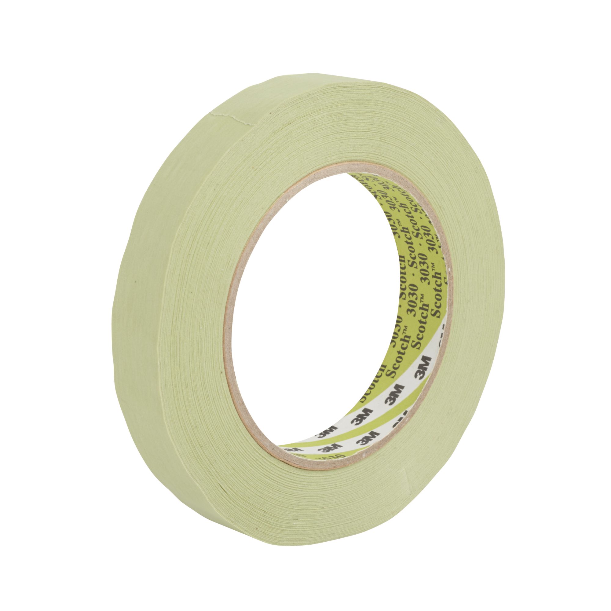 Scotch® Cinta de enmascarado Premium para acabados del automóvil 3030, verde, 18 mm x 50 m, 50977