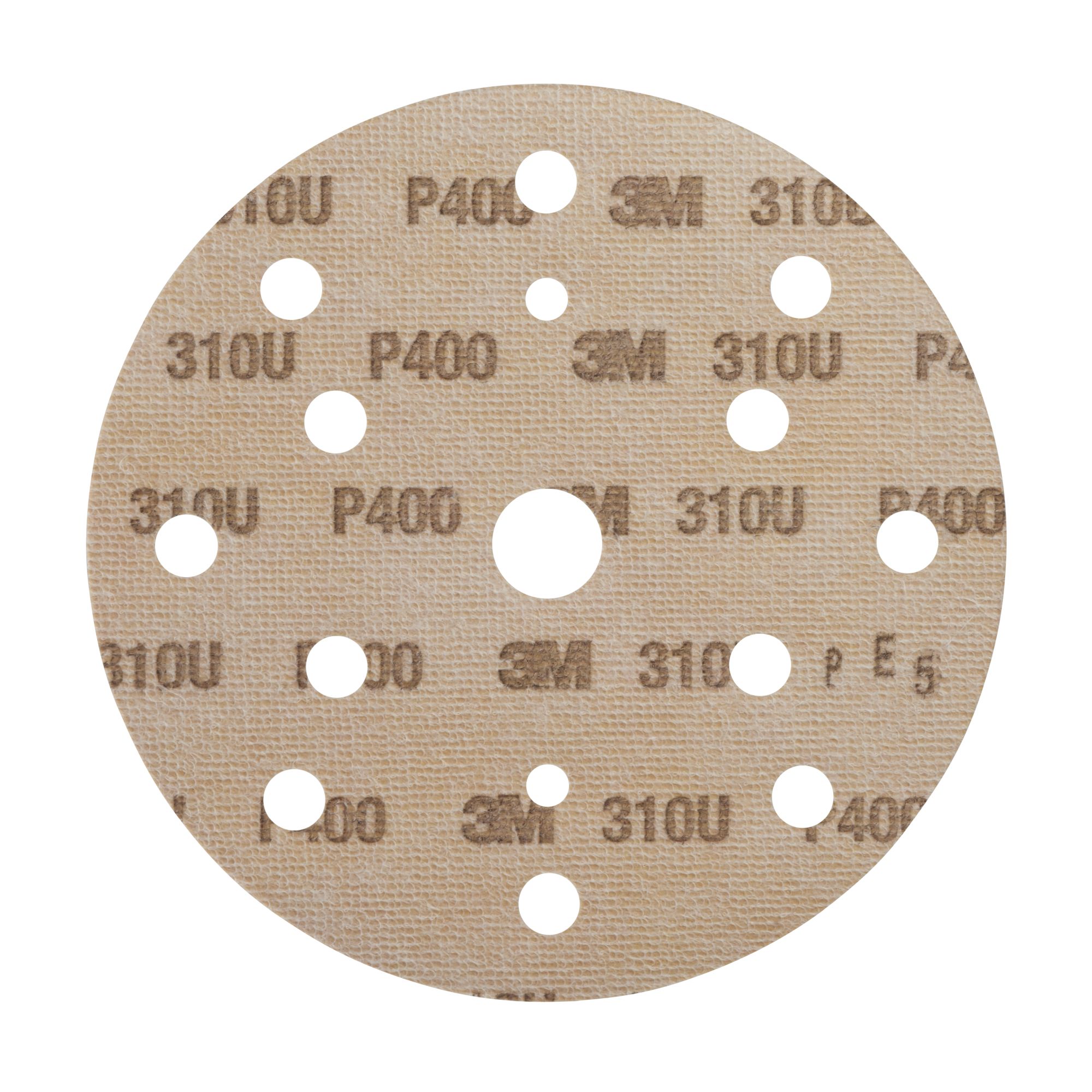 3M™ Hookit™ Disco 310U, 150 mm, 15 Agujero, P400