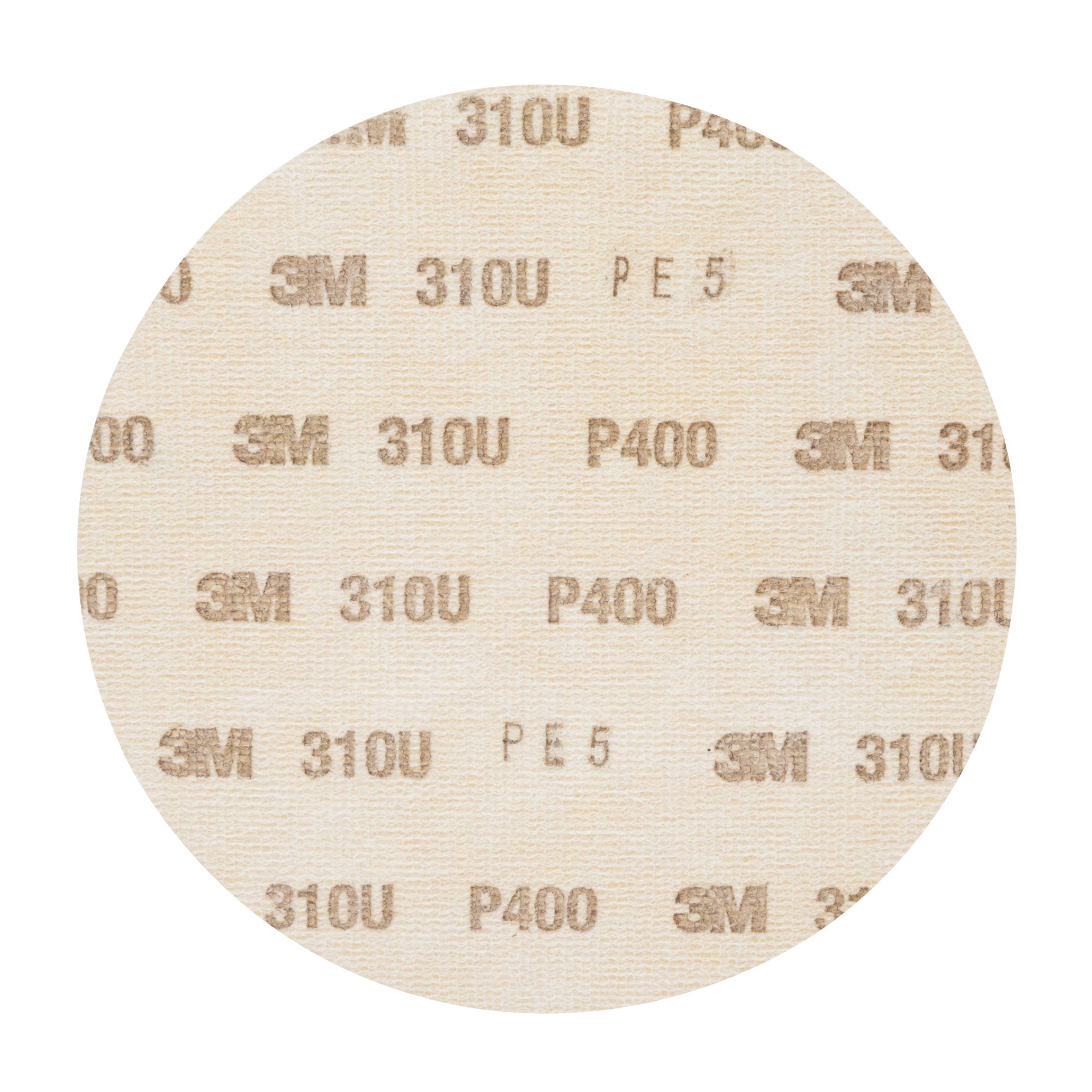 3M™ Hookit™ Disco 310U, 150 mm, Sin agujero, P400