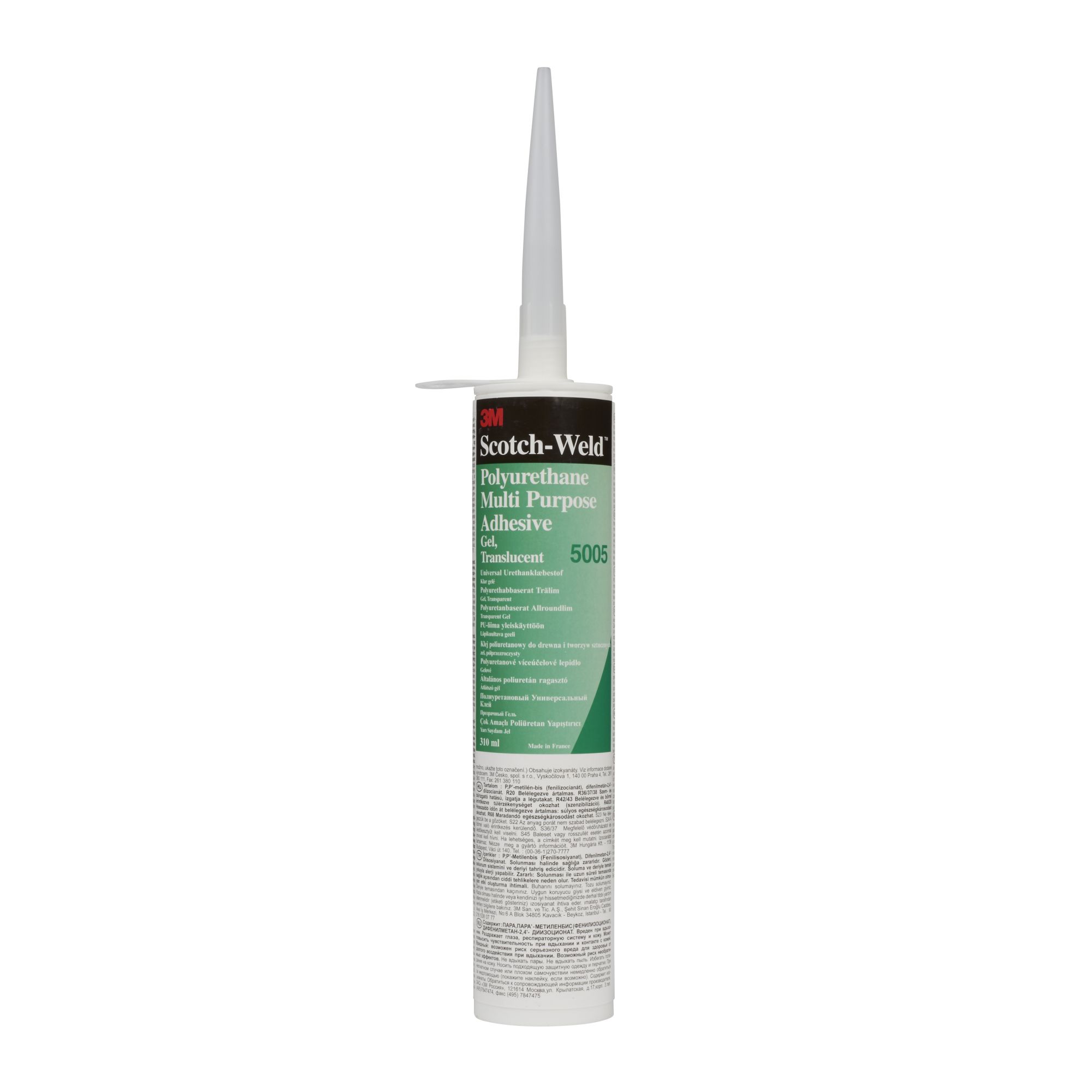 3M™ Adhesivo de poliuretano para madera 5005, Blanco, 310 ml