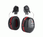 3M™ PELTOR™ Optime™ III Orejeras, 34 dB, negro/rojo, versión montada en casco, H540P3E-413-SV