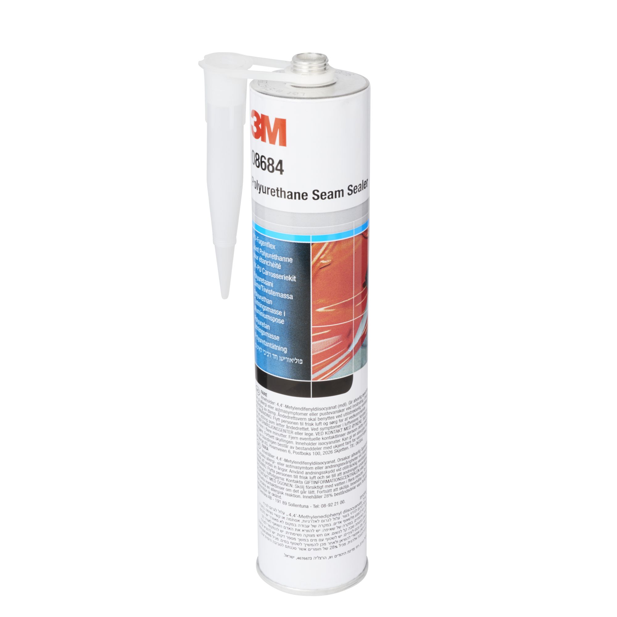 3M™ Sellador de juntas de poliuretano, gris, 310 ml, cartucho, 08684