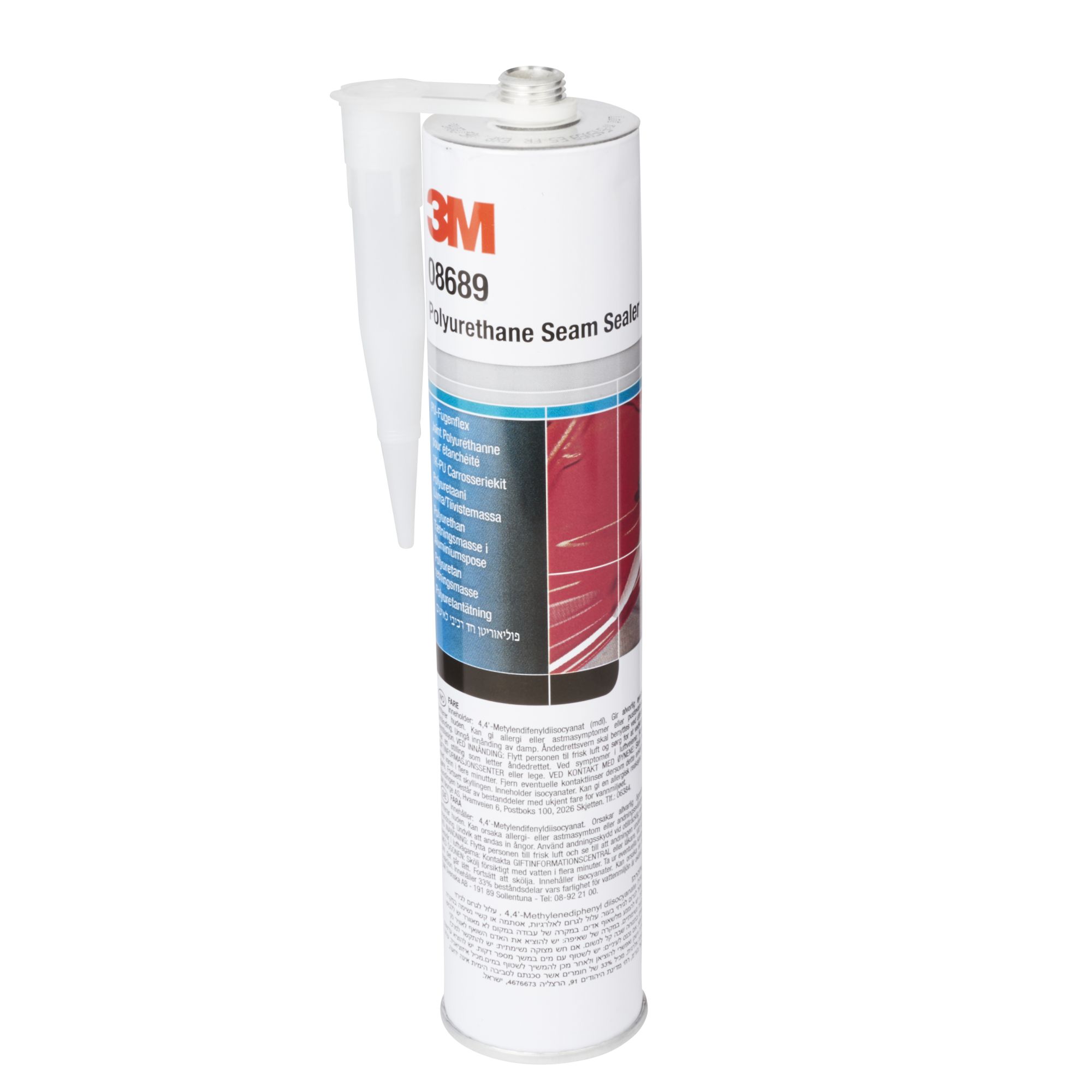 3M™ Sellador de juntas de poliuretano, blanco, 310 ml, cartucho, 08689