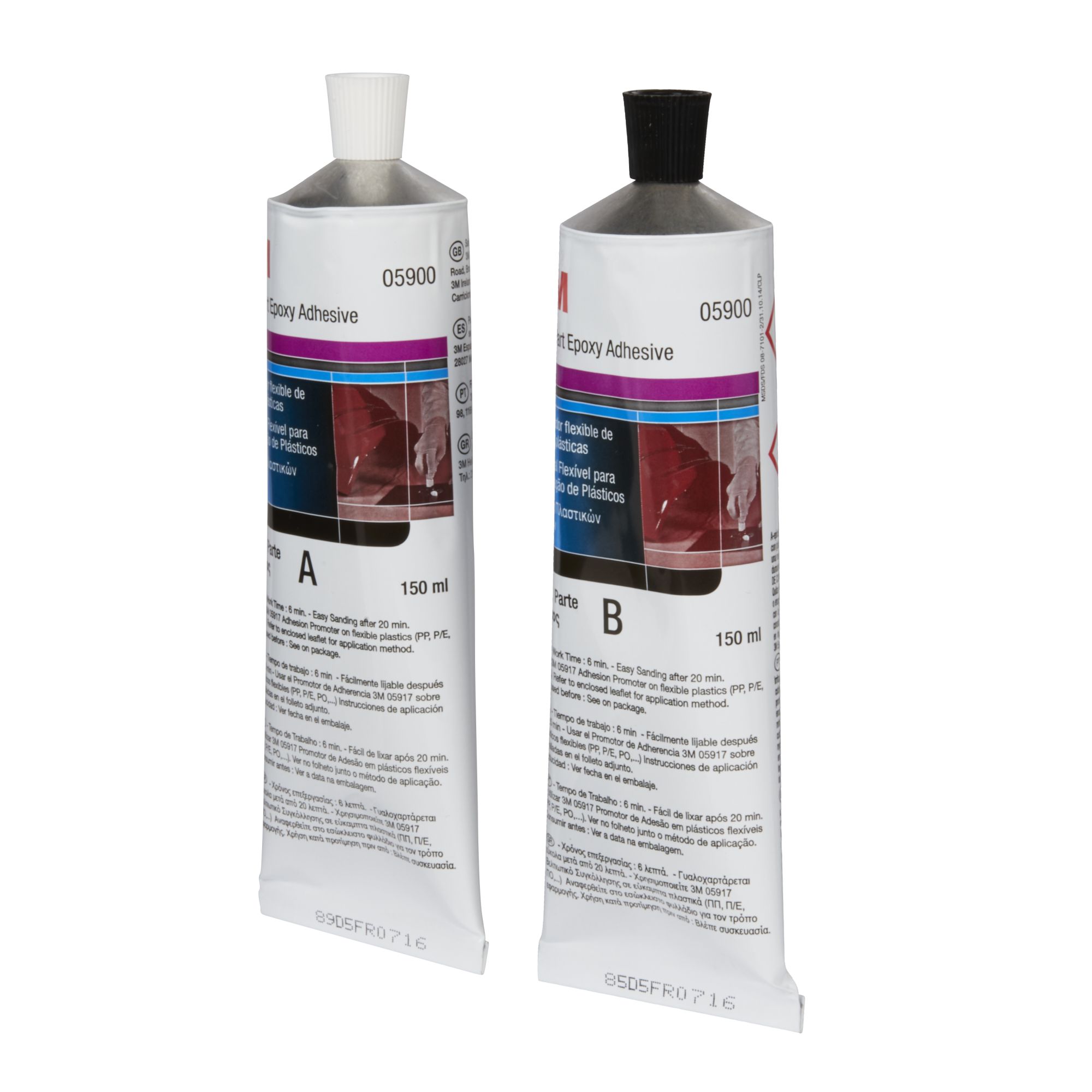 3M™ Material reparador de piezas flexibles, 2 x 150 ml, 05900