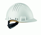3M™ casco para altas temperaturas, con arnés de ruleta, sin ventilación, dieléctrico de 1000 V, con banda de piel para el sudor, blanco, G3501M-VI