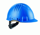 3M™ casco para altas temperaturas, con arnés de ruleta, sin ventilación, 1000 V, con banda de piel para el sudor, azul, G3501M-BB