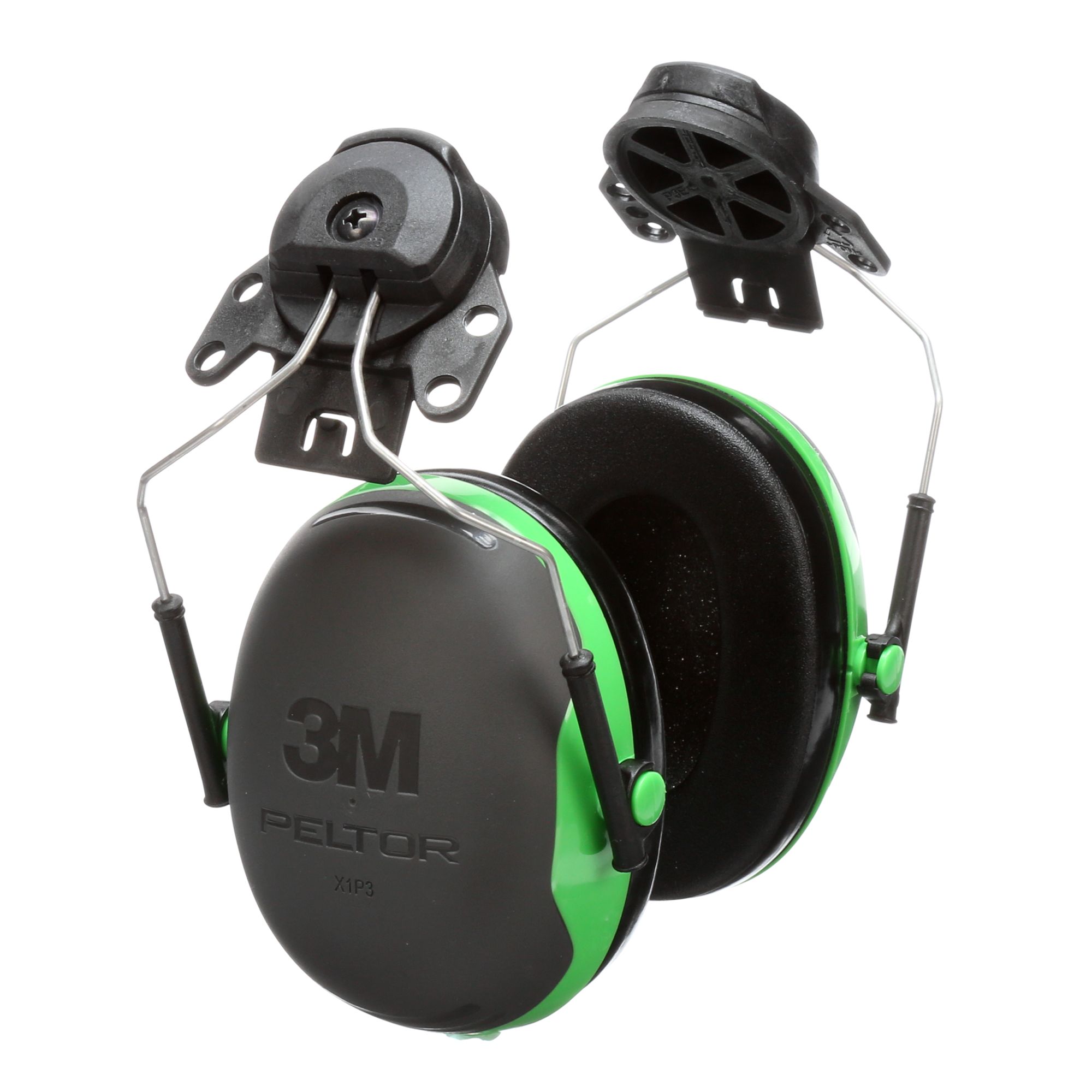 3M™ PELTOR™ Orejeras, 26 dB, verde, montadas en casco, X1P3