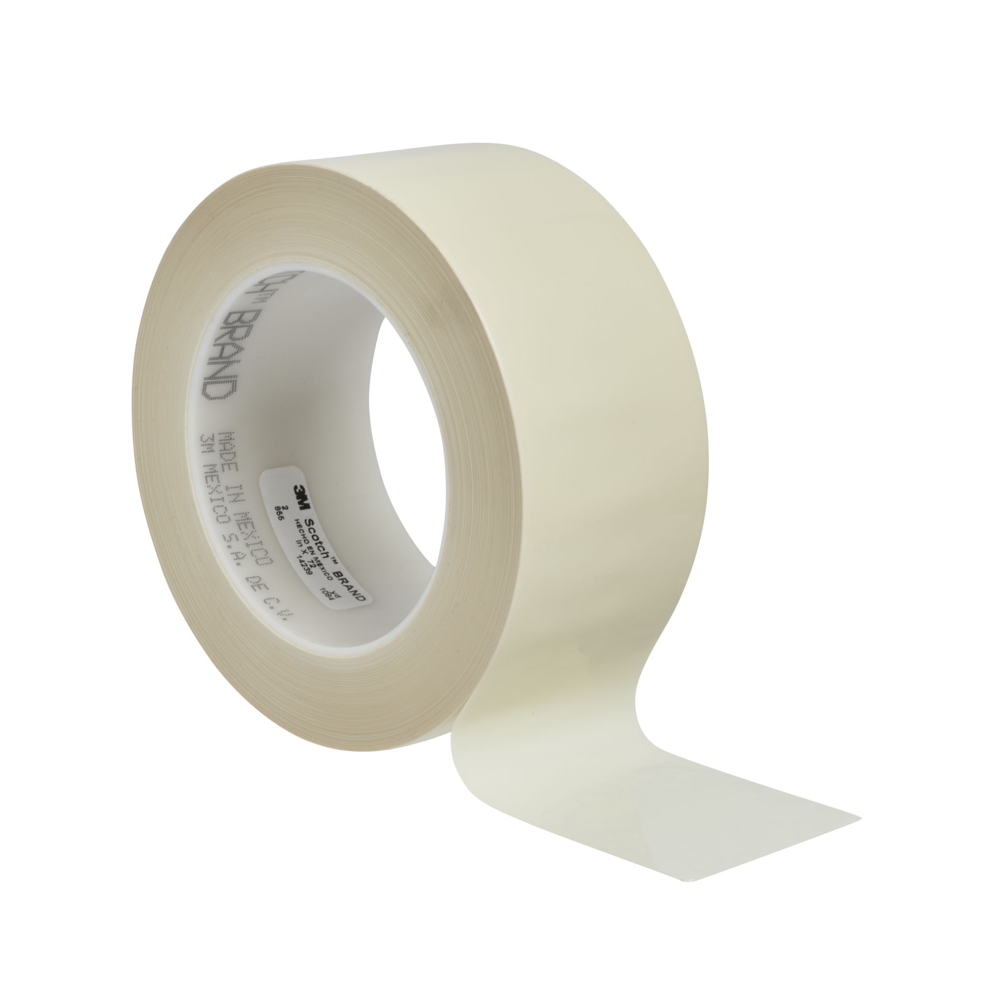 3M™ Cinta con Soporte de Nylon para Alta Temperatura 855, Blanco, 25 mm x 66 m