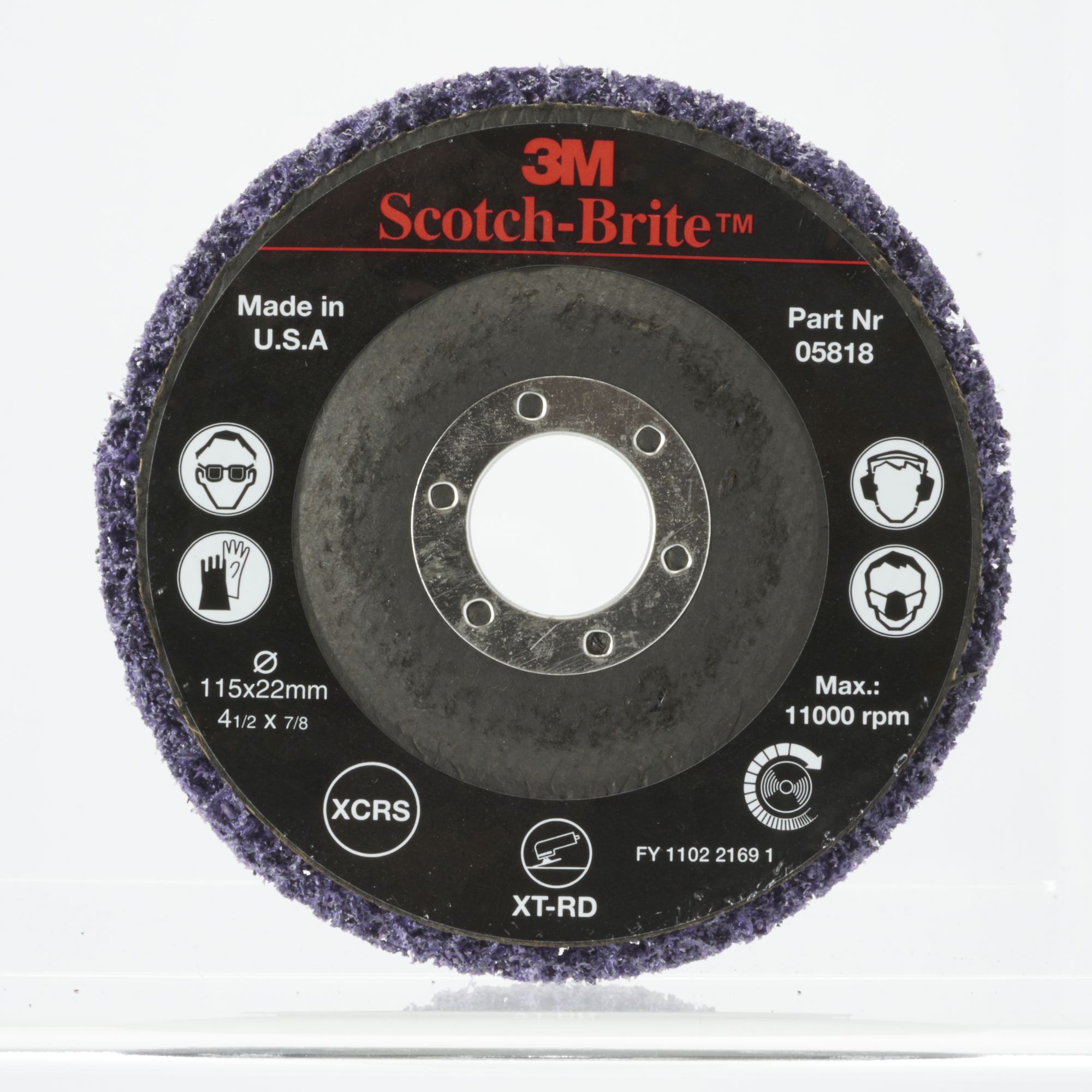 3M™ Scotch-Brite™ Disco Clean & Strip CG-DB, 115 mm x 22 mm, S Extrabasto