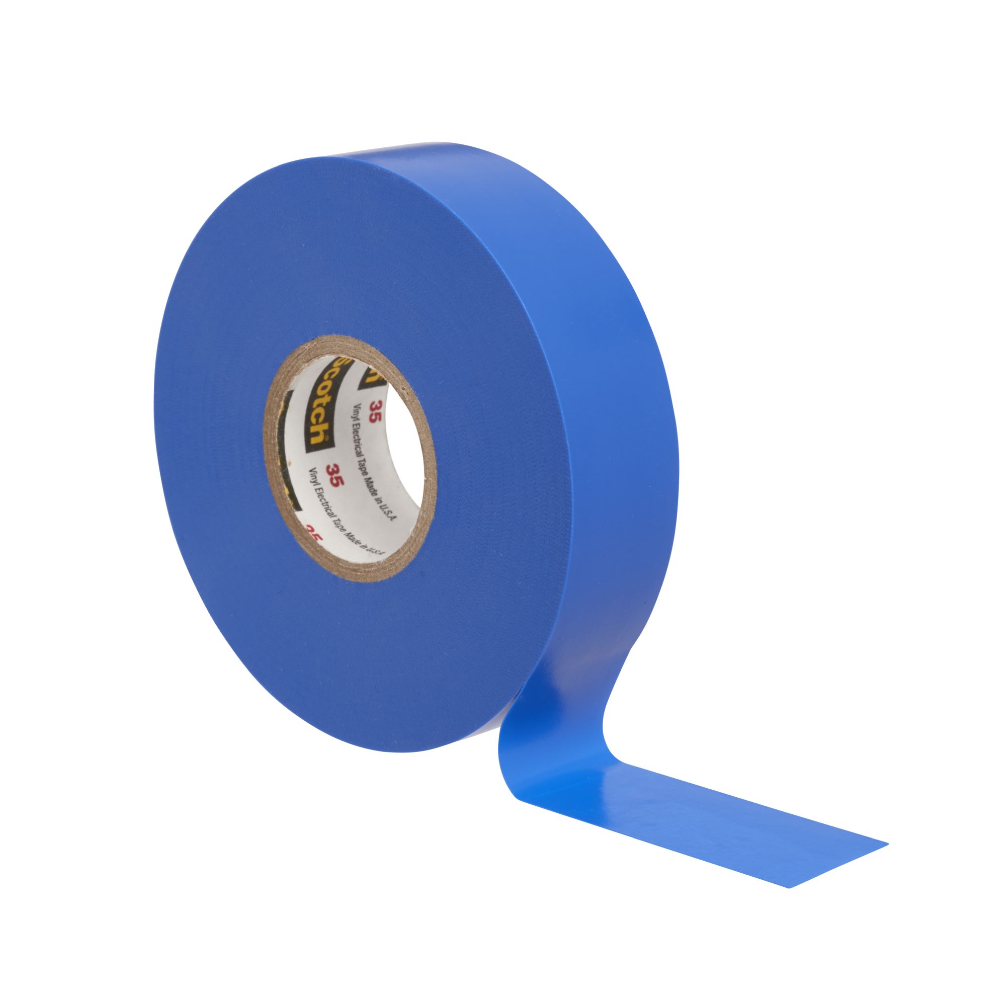 Cinta eléctrica de PVC para codificación por colores Scotch® 35, 19 mm x 20 m,  Azul