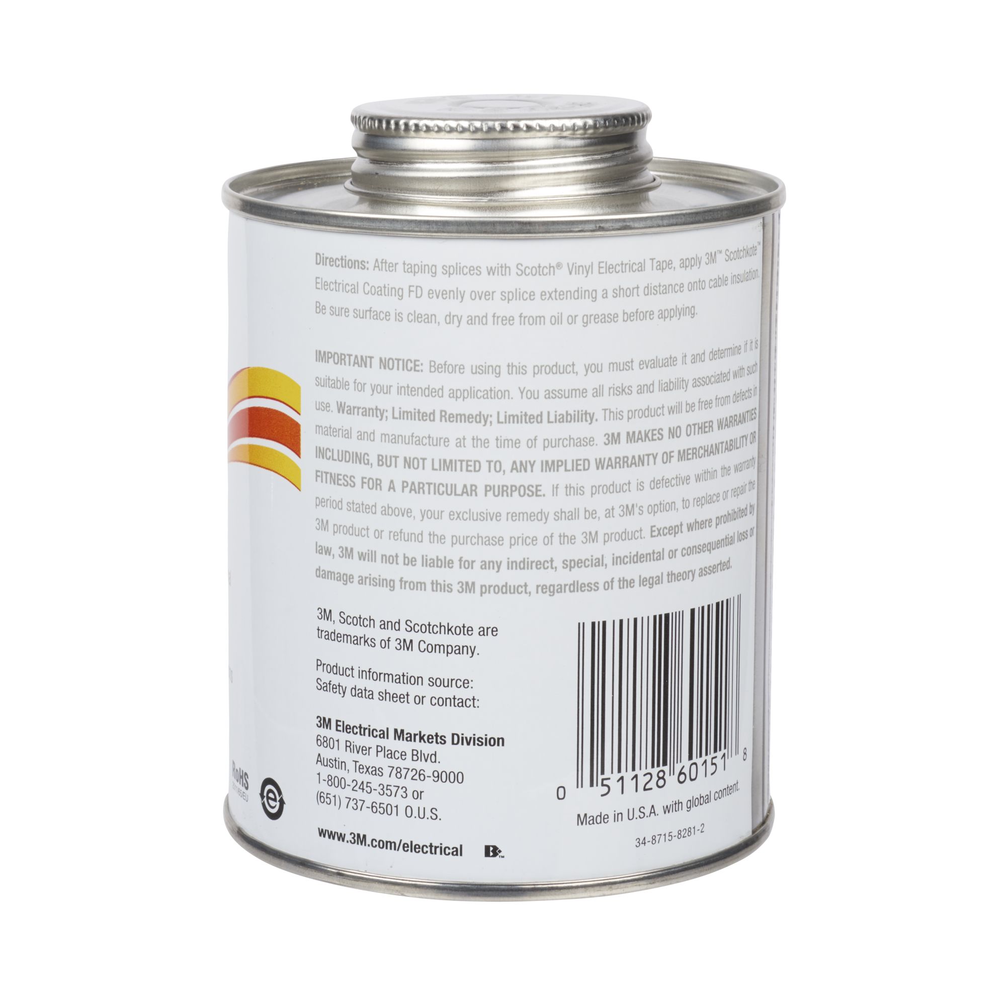 3M™ Scotchkote™ Revestimiento Eléctrico FD, en cepillo-parte superior de 15 onzas (440 ml) puede.