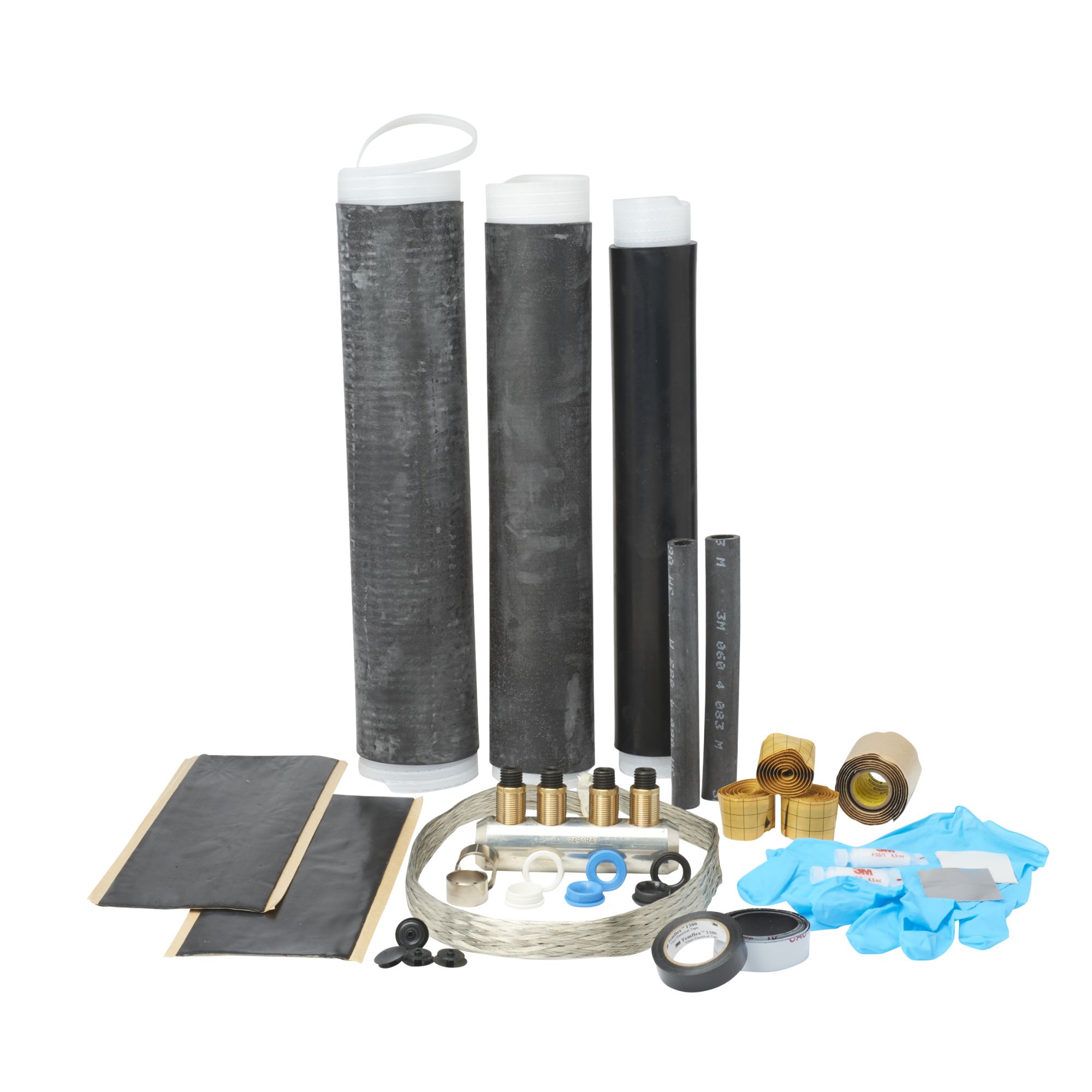 3M™ QS200 Kit de unión de empalme de media tensión de contracción en frío, 92-AK 610-1 / C, aplicación de hasta 12 kV. El kit incluye un conector mecánico. Paquete 1 por caja