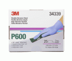3M™ Hookit™ Hoja manual abrasiva flexible 270J, 140 mm x 171 mm, P600, 34339