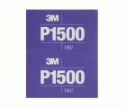 3M™ Hookit™ Hoja manual abrasiva flexible 270J, 140 mm x 171 mm, P1500, 34343