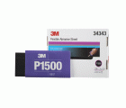 3M™ Hookit™ Hoja manual abrasiva flexible 270J, 140 mm x 171 mm, P1500, 34343