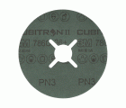 3M™ Cubitron™ II Disco de fibra abrasivo 786C, 180 mm x 22 mm, con ranuras, 36+, 33431