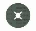 3M™ Cubitron™ II Disco de fibra abrasivo 786C, 115 mm x 22 mm, con ranuras, 80+, 33410