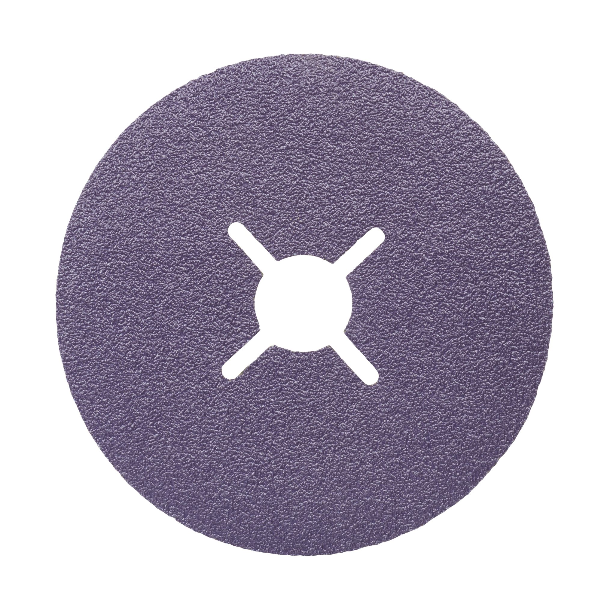 3M™ Cubitron™ II Disco de fibra abrasivo 786C, 115 mm x 22 mm, con ranuras, 80+, 33410