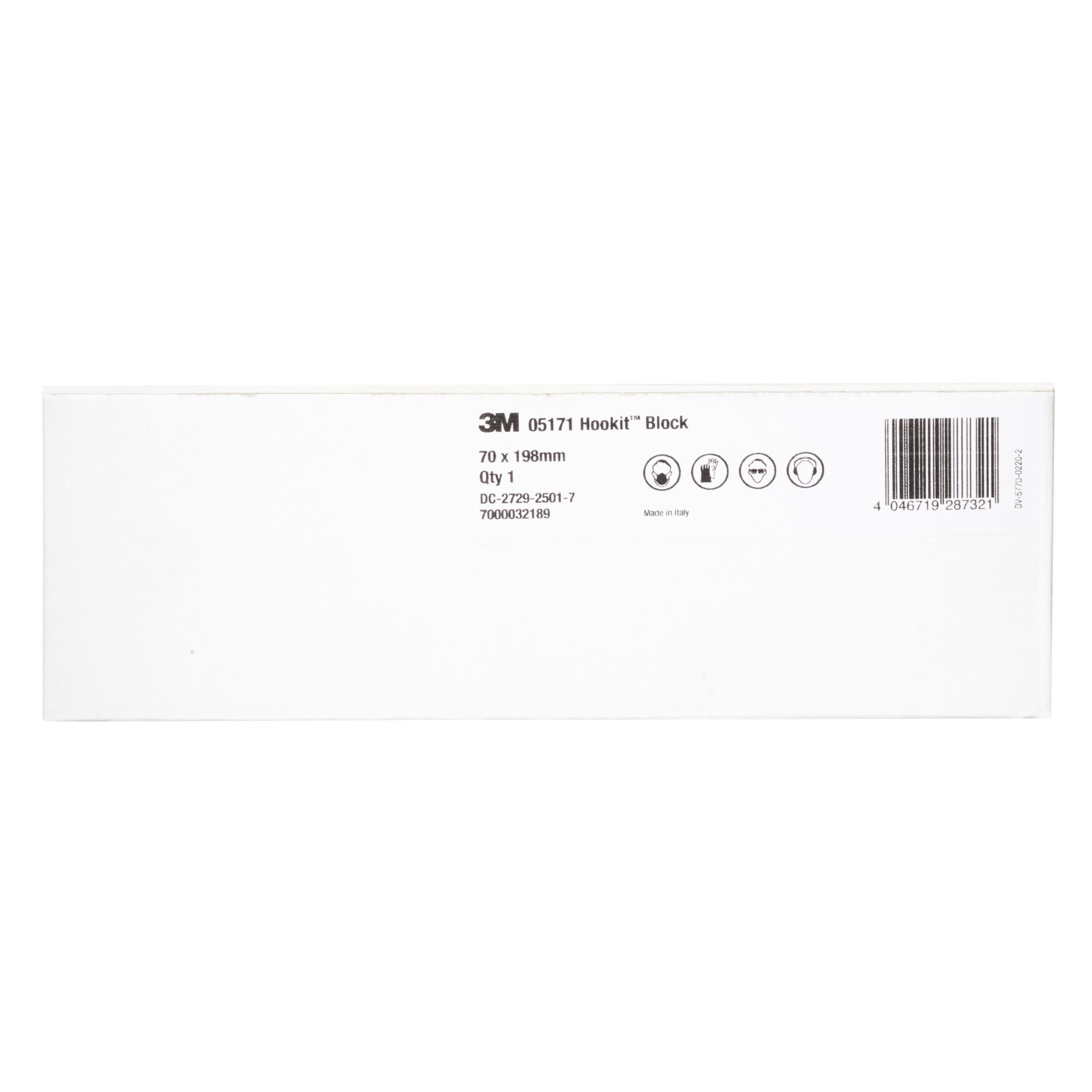 3M™ Hookit™ Taco manual multiagujeros Purple+, 70 mm x 198 mm, 05171