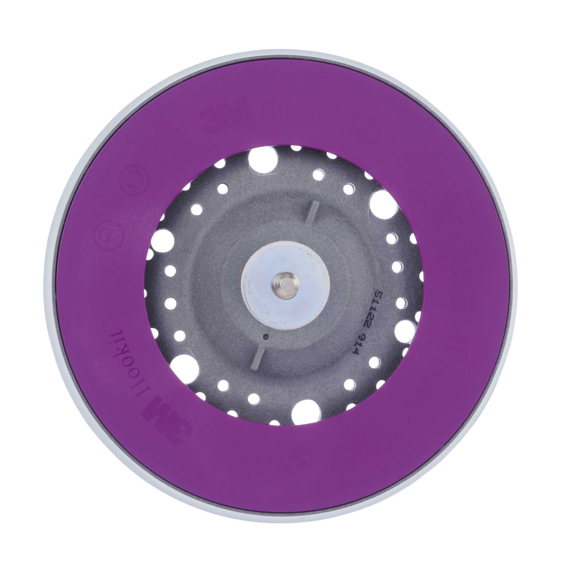 3M™ Hookit™ Plato de soporte multiagujeros, 150 mm, rosca 8 mm (5/16 in), estándar, 51122